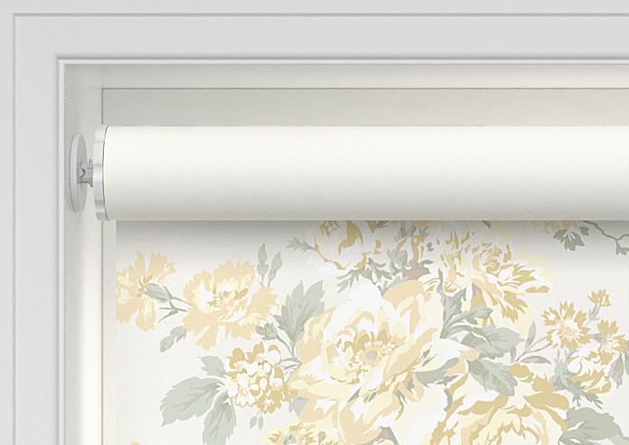 Shabby Chic by Rachel Ashwell Rose Chintz (Blackout), Yellow - Twist&Fit Roller Blind - Image 9